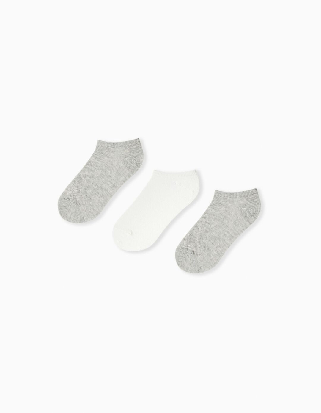 Pack 3 Pares de Meias Tornozelo, Criança, Multicor