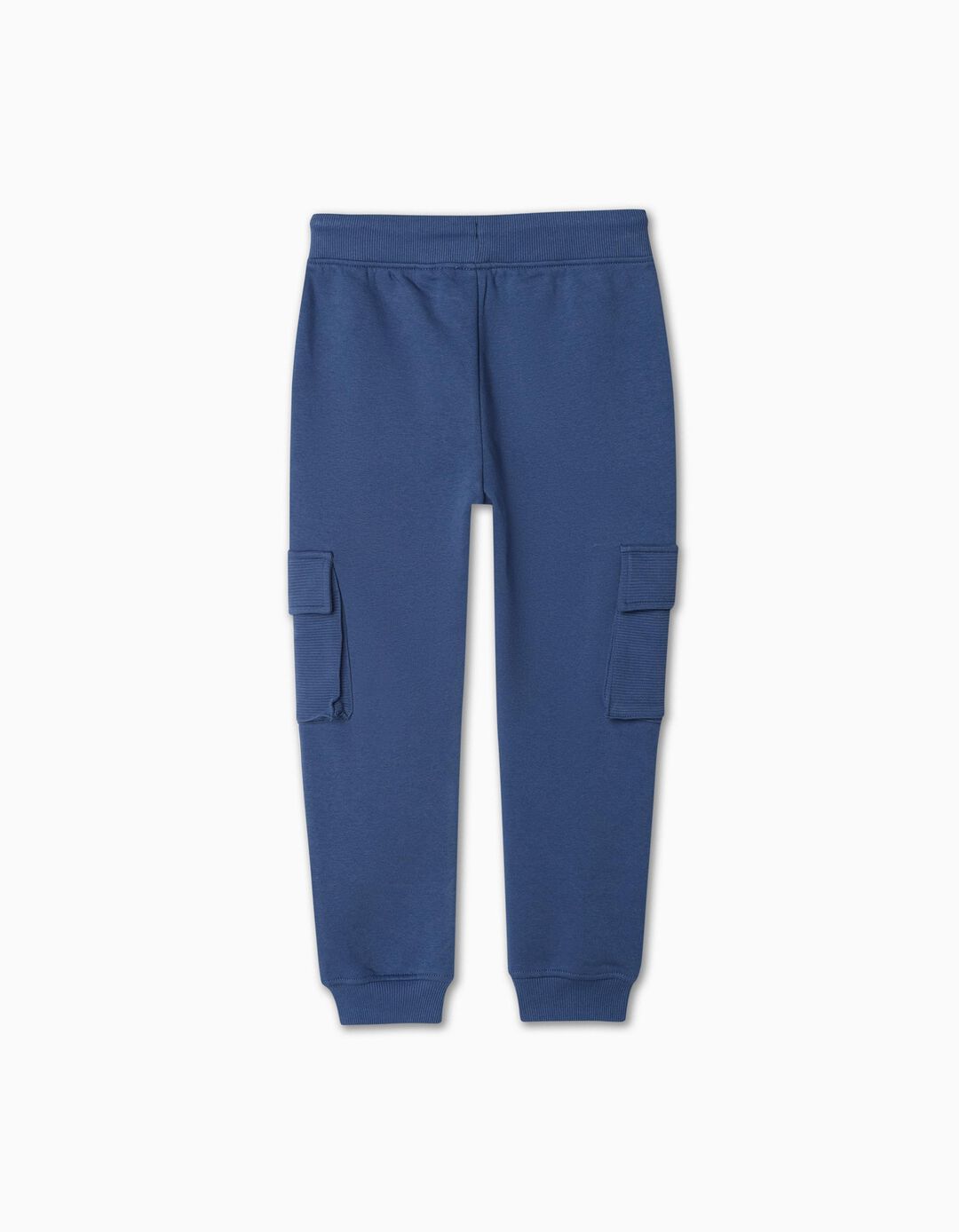 Fleece Cargo Pants, Boy, Dark Blue