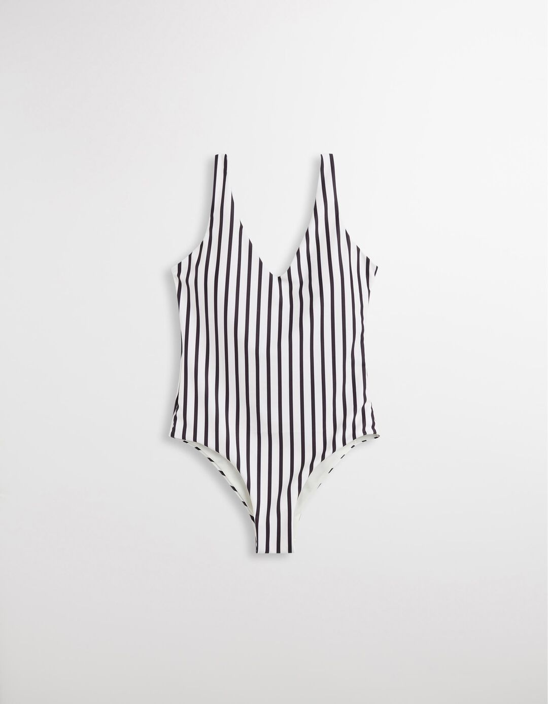 Fato de Banho Riscas, Mulher, Branco