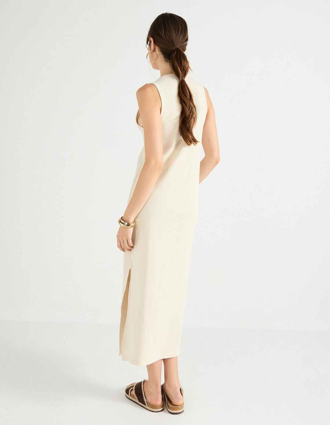 Vestido, Mulher, Branco