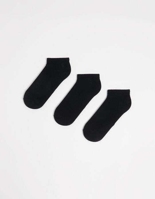 Comprar Online Pack 3 Pairs of Socks, Men, Black