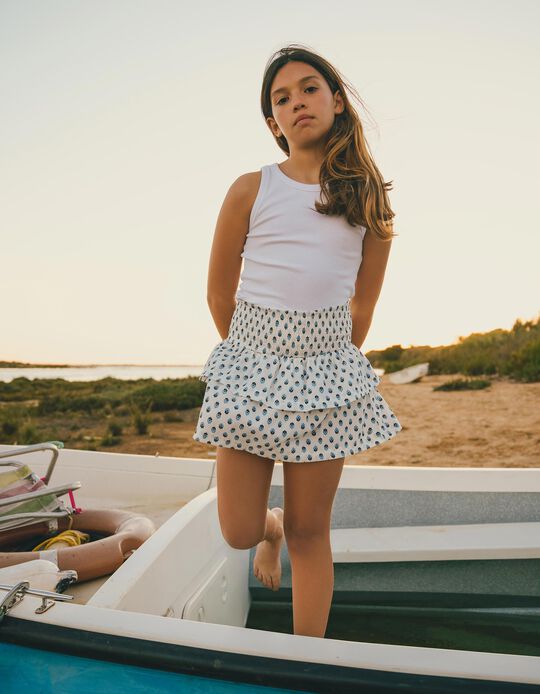 Comprar Online Saia-calção, Menina, Branco