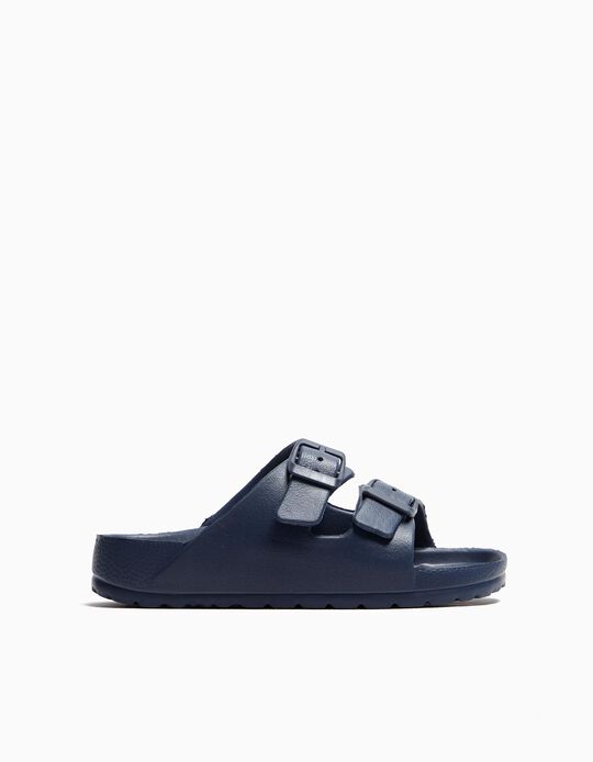 Comprar Online Sandálias de Borracha, Criança, Azul Escuro
