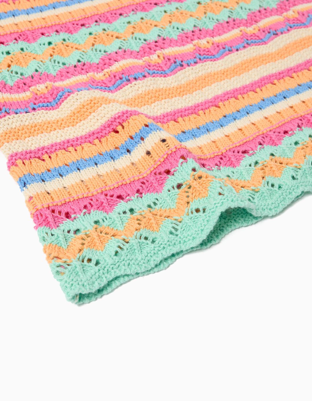 Vestido em Crochet, Menina, Rosa