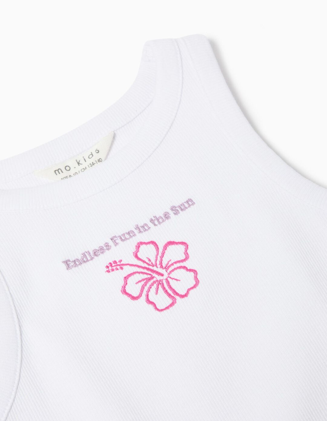 Tank Top, Menina, Branco 