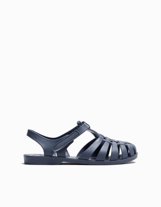 Comprar Online Sandálias de Borracha, Criança, Azul Escuro