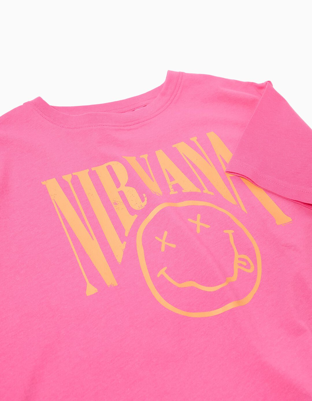 T-shirt 'Nirvana', Menina, Rosa