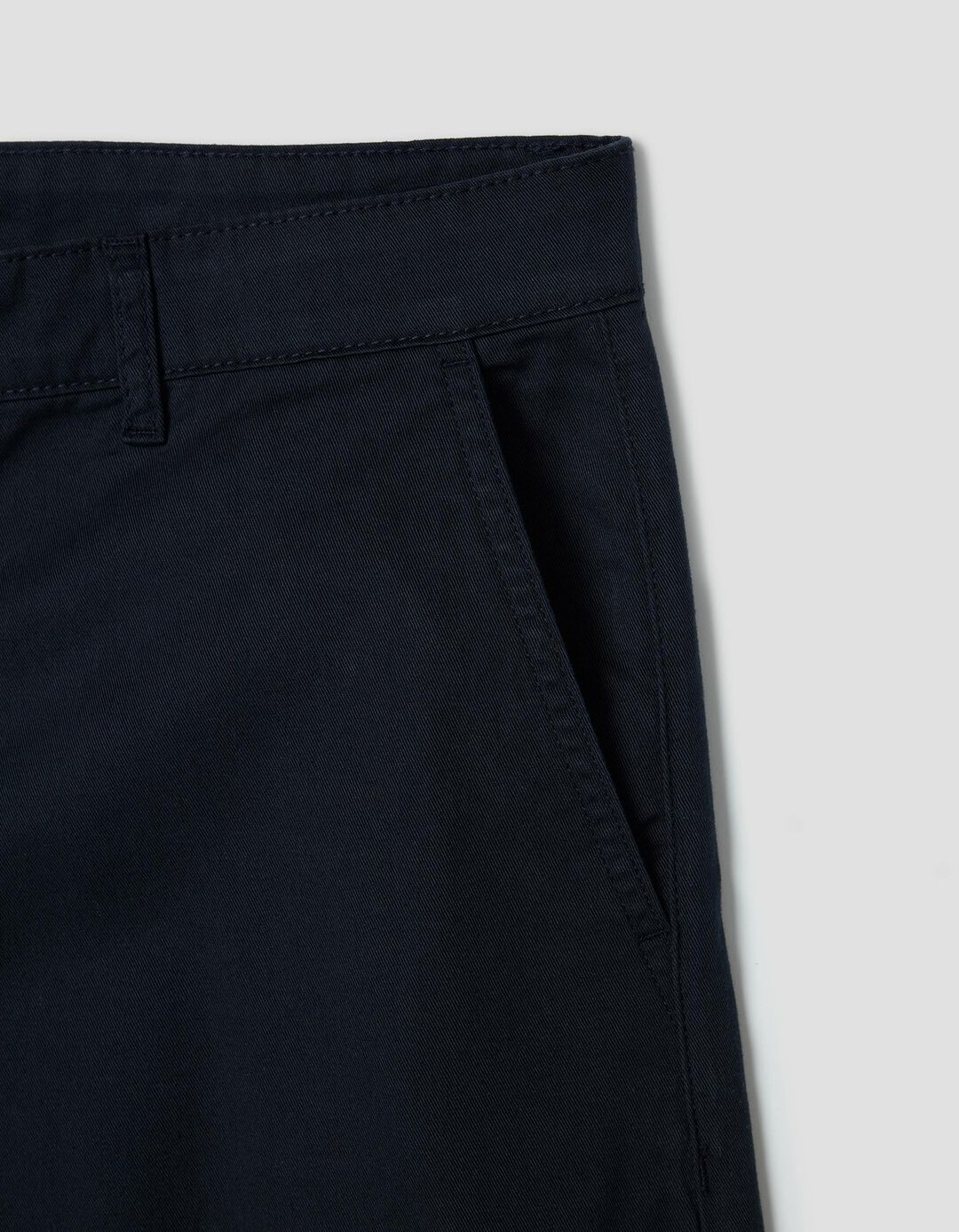 Regular Fit Twill Trousers, Men, Dark Blue