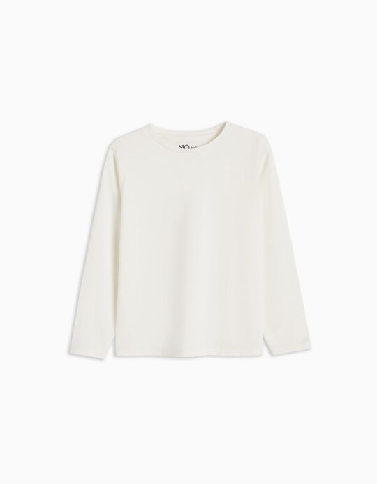 Comprar Online Long Sleeve T-shirt, Girl, Light Beige