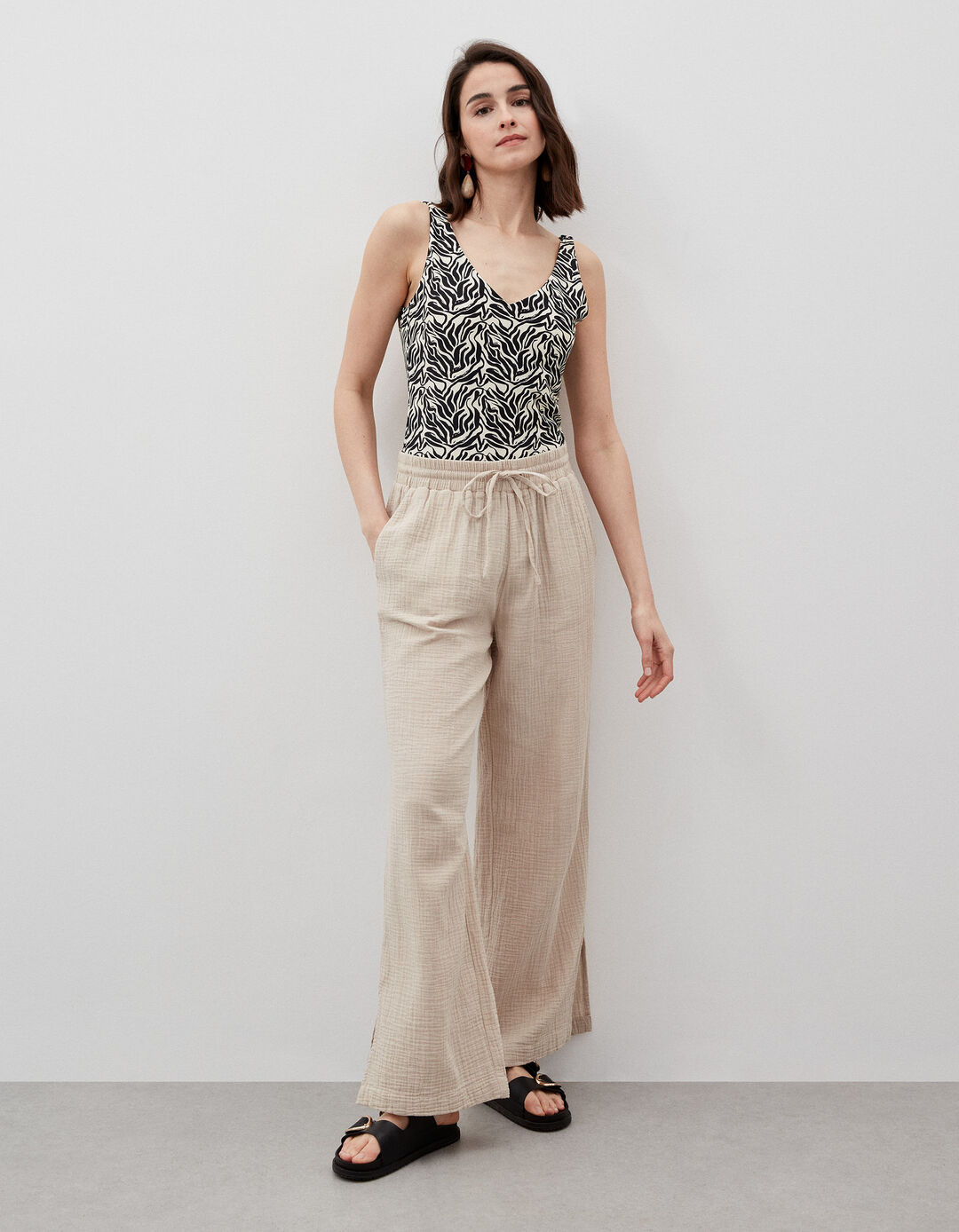 Rustic Pants, Women, Light Beige