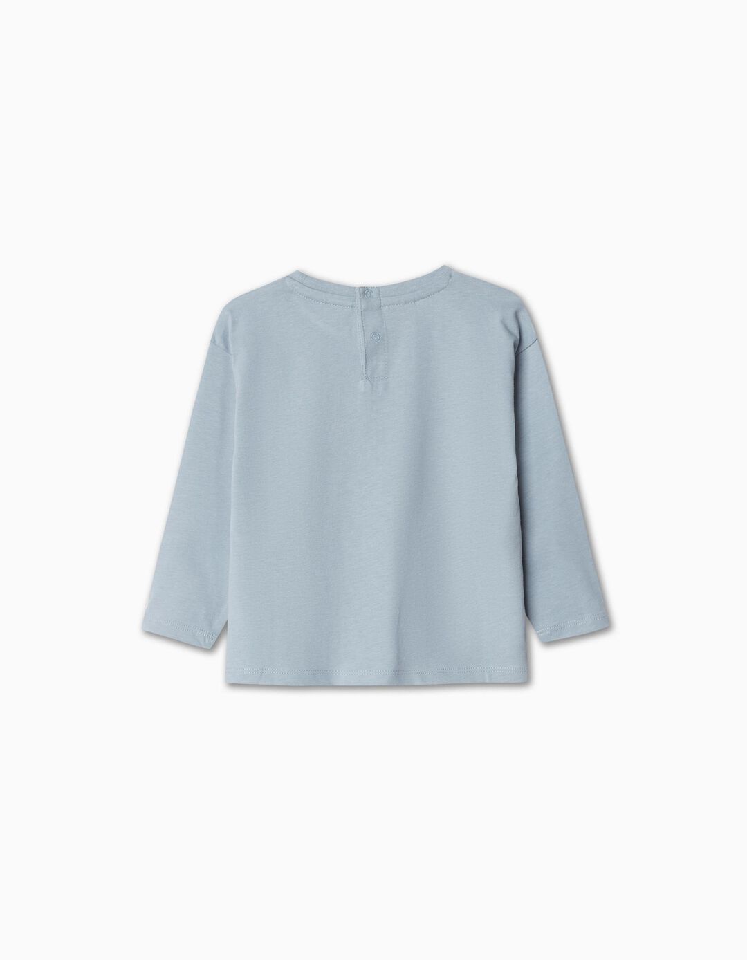 'Snoopy' Long Sleeve T-Shirt, Baby Boy, Light Blue