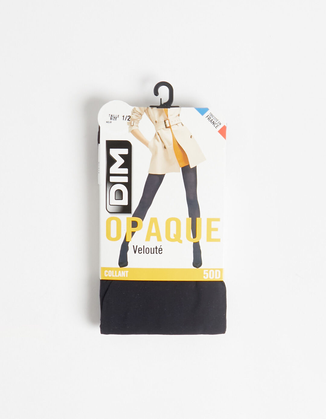 TIGHT OPAC VELOUTÉ B, BLACK3, 1/2